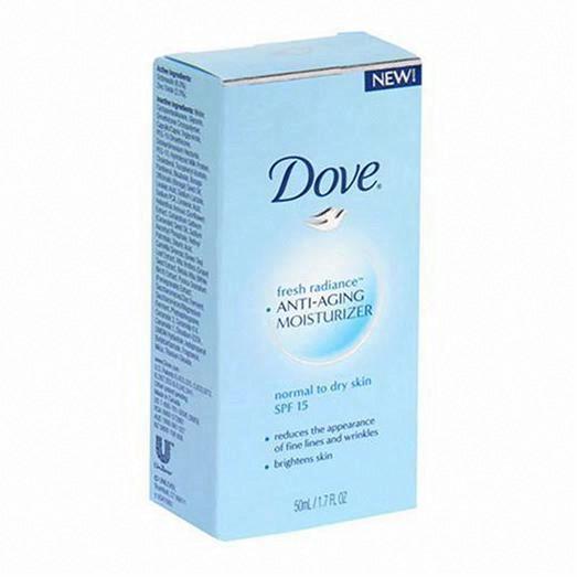 Dove Fresh Radiance Anti-Aging Moisturizer, Normal/Dry Skin, SPF 15 (2015 formulation)