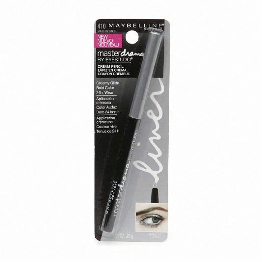 Maybelline EyeStudio Master Drama Cream Pencil Eye Liner, Made Of Steel