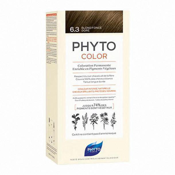 PHYTO HAIR COLOUR BY COLOR - 6.3 DARK GOLDEN BLONDE