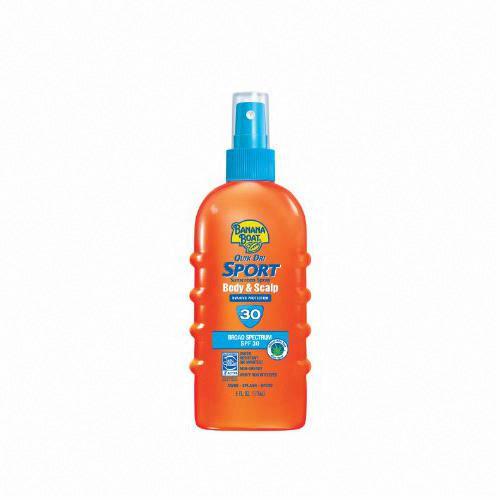 Banana Boat Quik Dri Sport Sunscreen Spray, Body & Scalp, SPF 30 (2014 Formulation)