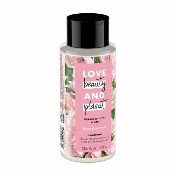 LOVE BEAUTY AND PLANET BLOOMING COLOR SHAMPOO MURUMURU BUTTER ROSE