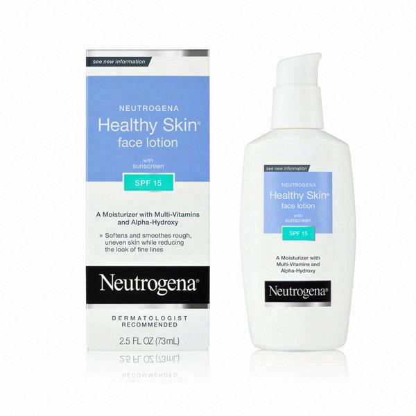 Neutrogena Healthy Skin Face Lotion with Sunscreen, SPF 15 (2016 formulation)