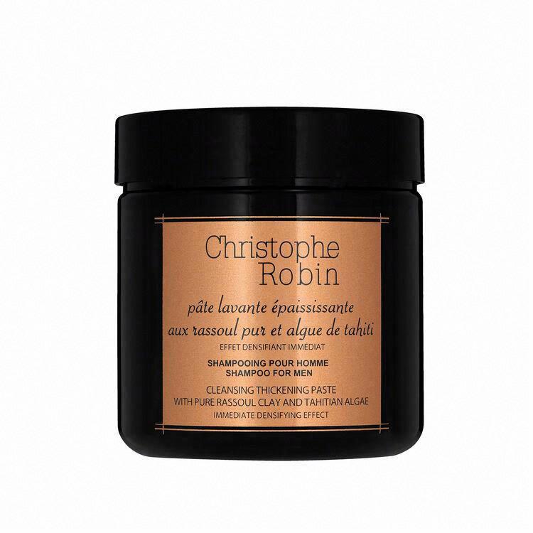 SHAMPOO FOR MEN CLEANSING THICKENING PASTE WITH PURE RASSOUL CLAY BY CHRISTOPHE ROBIN