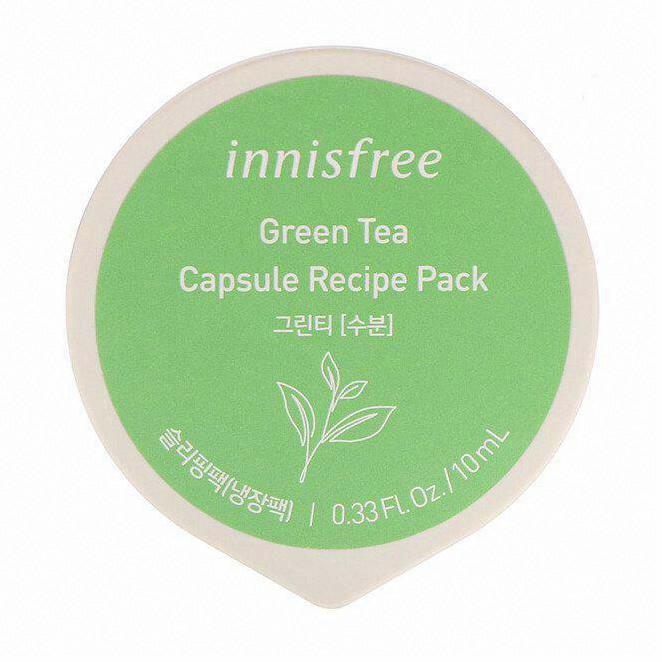 INNISFREE CAPSULE RECIPE PACK GREEN TEA 0.33 FL OZ