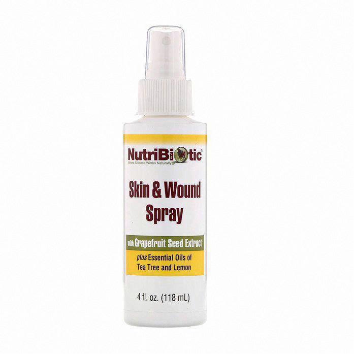 NUTRIBIOTIC SKIN WOUND SPRAY WITH GRAPEFRUIT SEED EXTRACT 4 FL OZ
