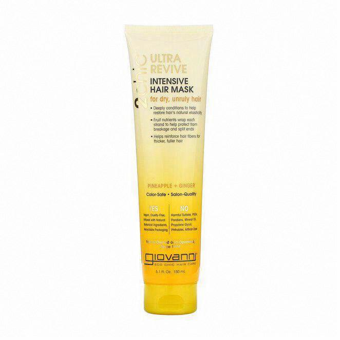 GIOVANNI 2CHIC ULTRA-REVIVE INTENSIVE HAIR MASK PINEAPPLE GINGER 5.1 FL OZ